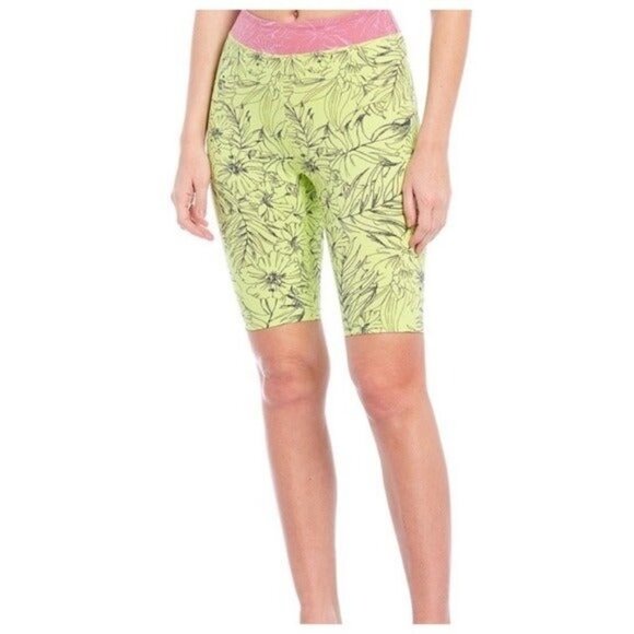Spandex floral bike shorts FREE PEOPLE MOVEMENT fired up women’s xs tropical - Picture 5 of 9